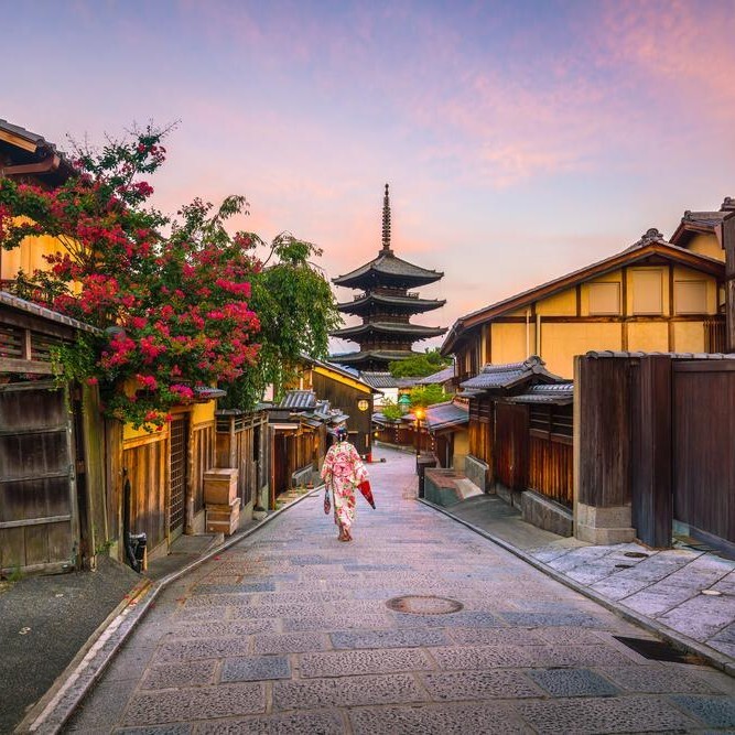 Stradine storiche di kyoto