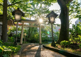 Torii ad Aomori in Hokkaido, Giappone 