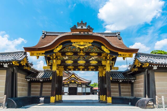 Porta Karamon del Castello di Nijo, Kyoto 