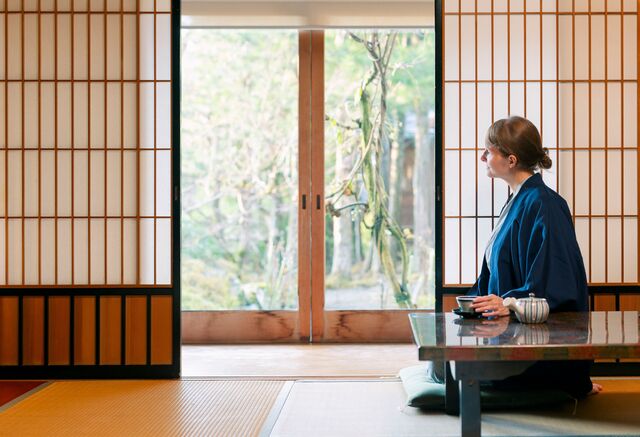 Soggiorno in un tradizionale ryokan giapponese 