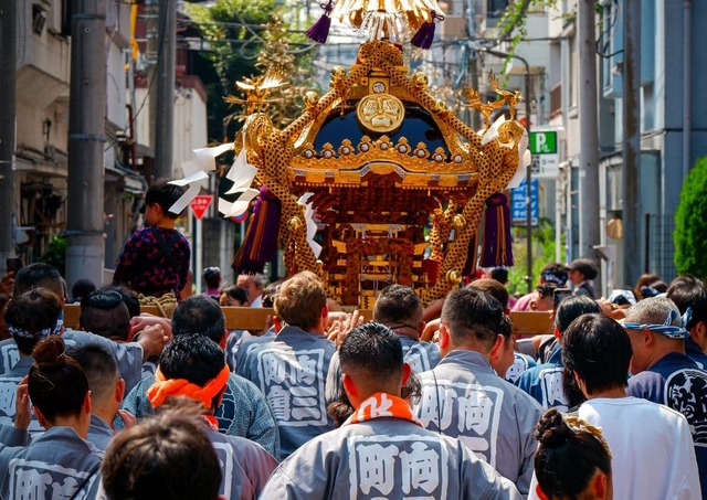 Sanja Matsuri ad Asakusa, Tokyo