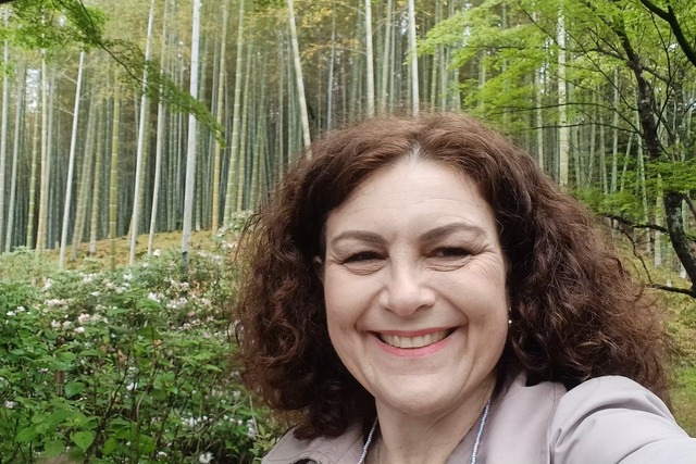 Nella foresta di bambù di Arashiyama