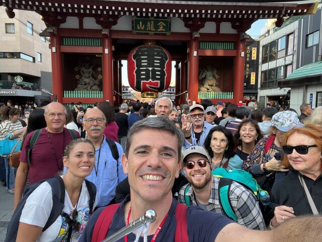 Con il gruppo Japanspecialist ad Asakusa, Tokyo