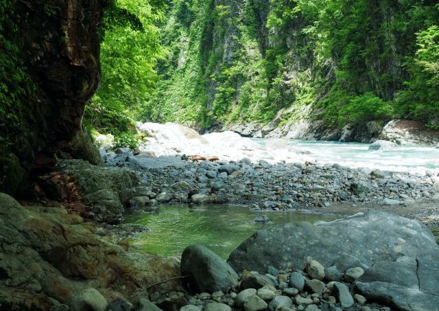 Sorgenti termali naturali nei dintorni di Unazuki Onsen