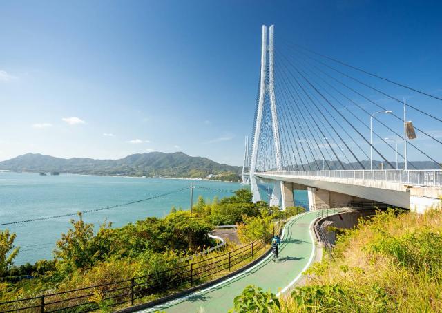 Ponte Tatara e pista ciclabile Shimanami Kaido