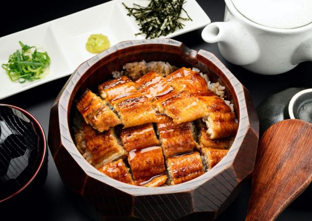 Anguilla unagi alla griglia con riso