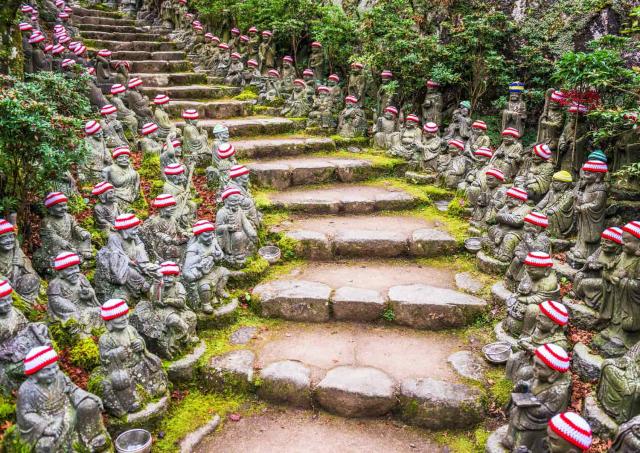 Statue di Jizo al tempio Daisho-in