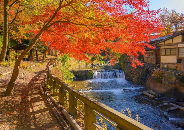 Kurokawa Onsen in autunno