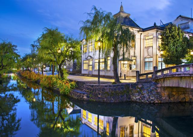 Il canale e il ponte di Kurashiki