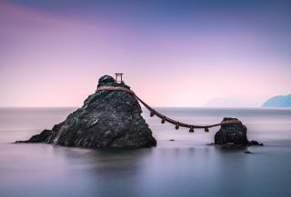 Le rocce sacre Meoto-iwa, Ise