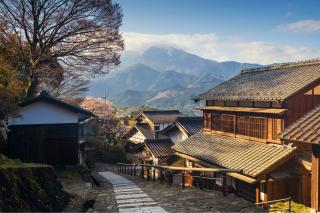 Magome, lungo la via Nakasendo, Valle del Kiso