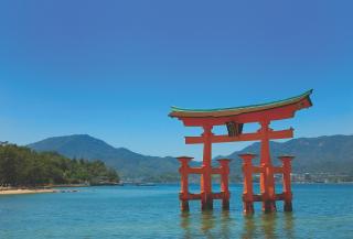 Torii (portale sacro), isola di Miyajima