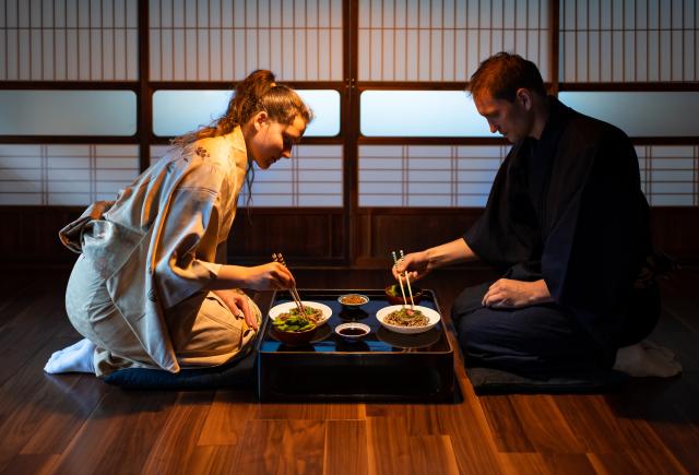 Cena tradizionale in ryokan