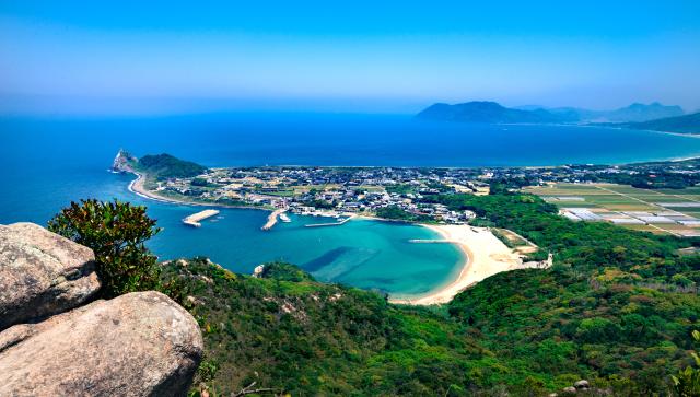 Panorama dal Monte Tateishi, Itoshima, Fukuouka