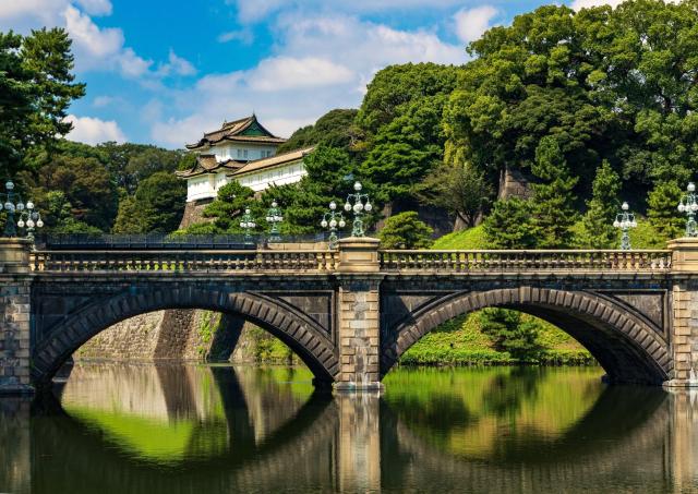 Nijubashi presso il Palazzo Imperiale, Tokyo