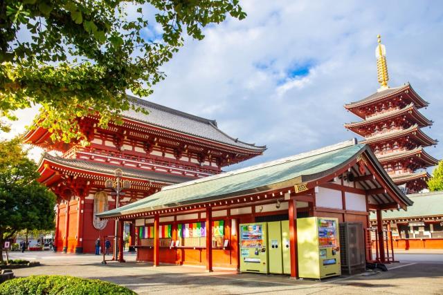 Sensoji temple in Asakusa, Tokyo