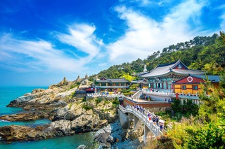 Il tempio Haedong Yonggungsa a Busan, Corea del Sud